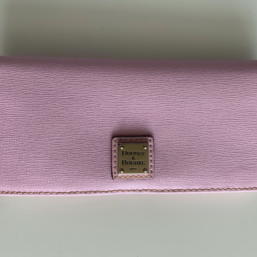Dooney & Bourke long pink wallet